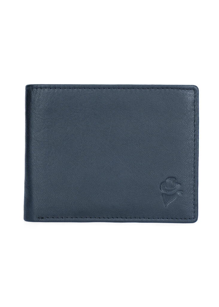 Disky Premium Leather Bi-Fold Wallet-Black
