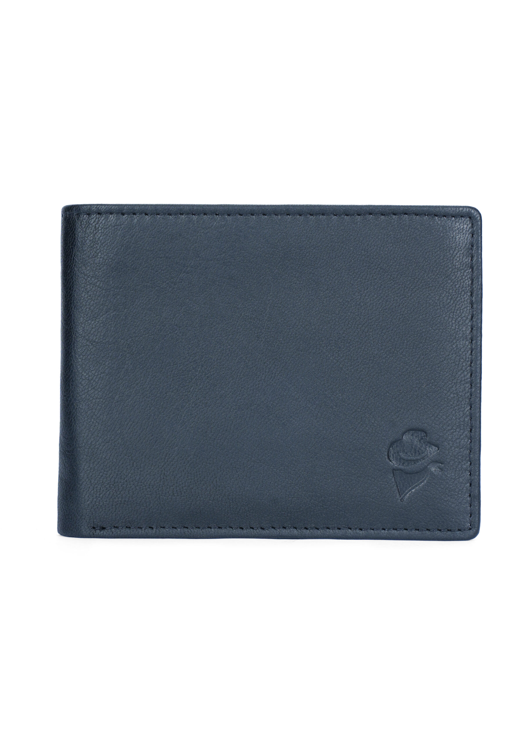 Disky Premium Leather two-Fold Wallet - Black