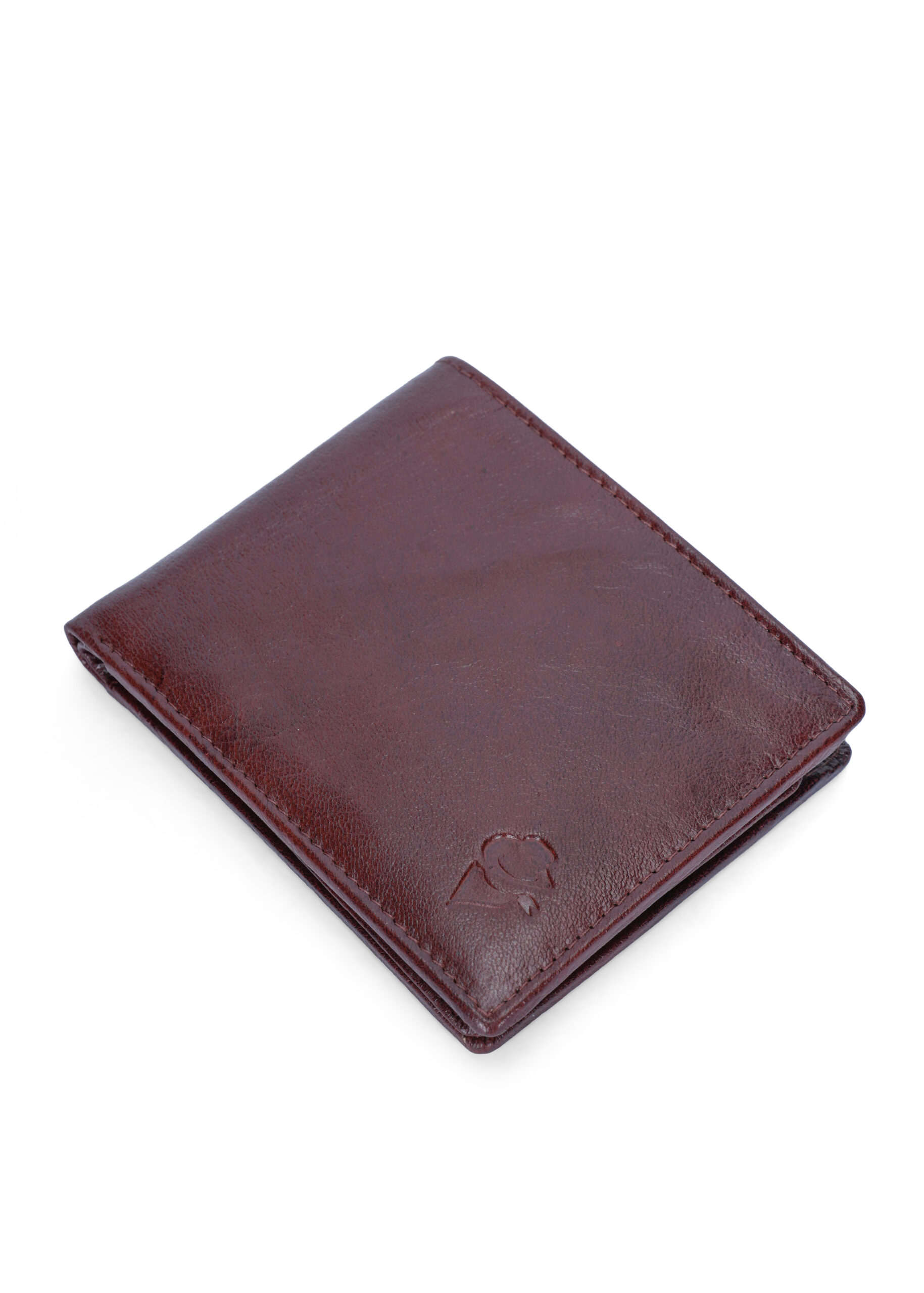 Disky Premium Leather two-Fold Wallet - Brown