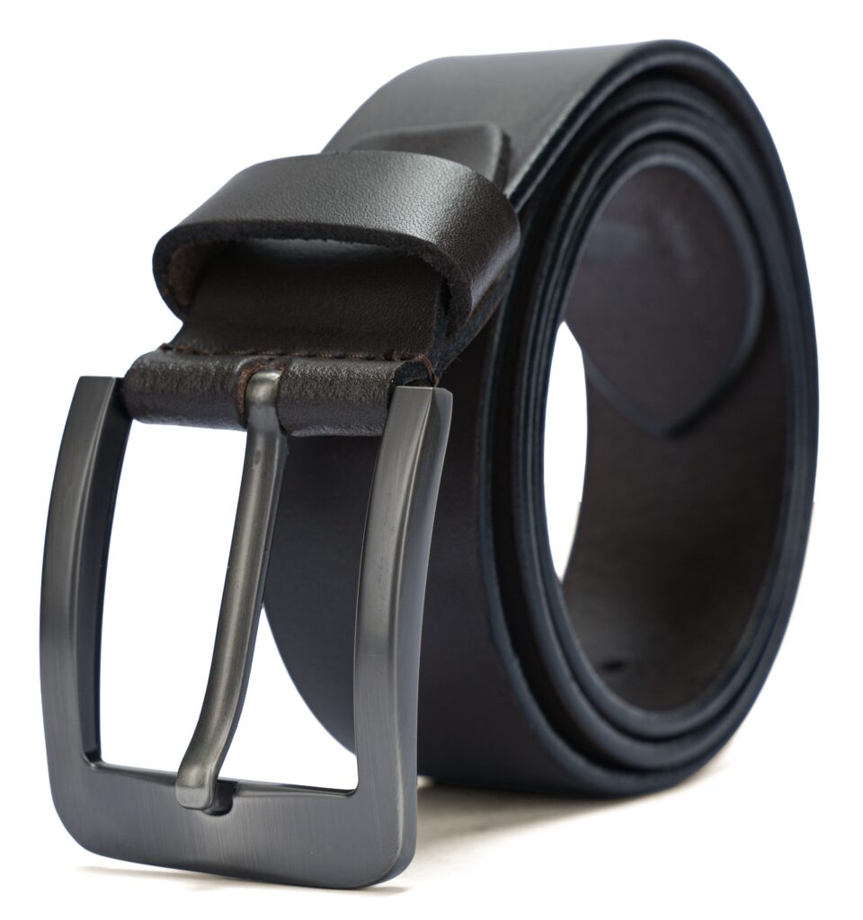 Disky Premium Leather Belt - Brown